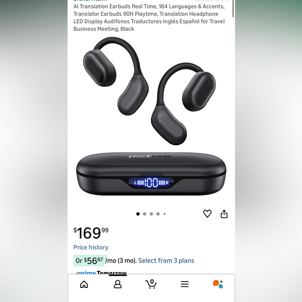 O8 Open Ear Headphones / Earbuds